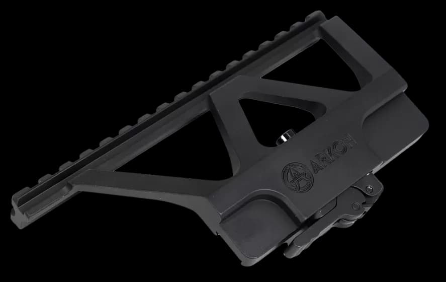 Быстросъемный боковой кронштейн ARKON с планкой weaver на Сайга/АК